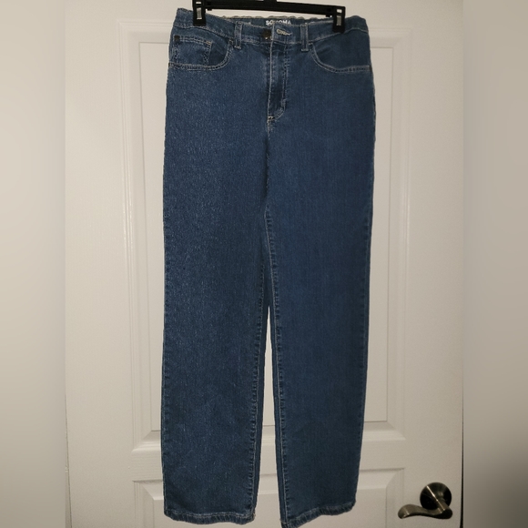 Sonoma Straight Fit Boys Jeans Elastic Tab Size 18 - Picture 1 of 5